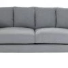 Free Shipping - Habitat Carrie 3 Seater Fabric Sofa Grey Sofas And Armchairs