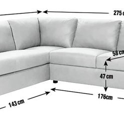 On Sale - Habitat Florence Left Corner Leather Sofa Tan Sofas -Seating Sales Store unnamed file 946