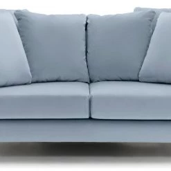 Free Shipping - Habitat Roman 2 Seater Velvet Sofa Blue Sofas And Armchairs