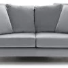 On Sale - Habitat Roman 2 Seater Velvet Sofa Grey Sofas