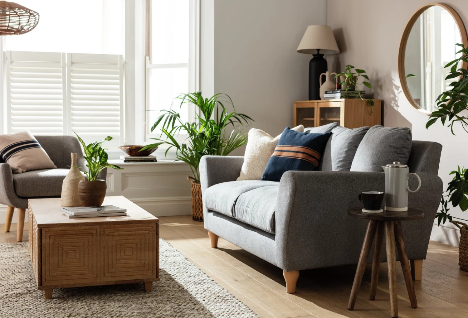 Flash Sale - Habitat Carrie 2 Seater Fabric Sofa Grey Sofas 2 Flash Sale - Habitat Carrie 2 Seater Fabric Sofa Grey Sofas - Image 2